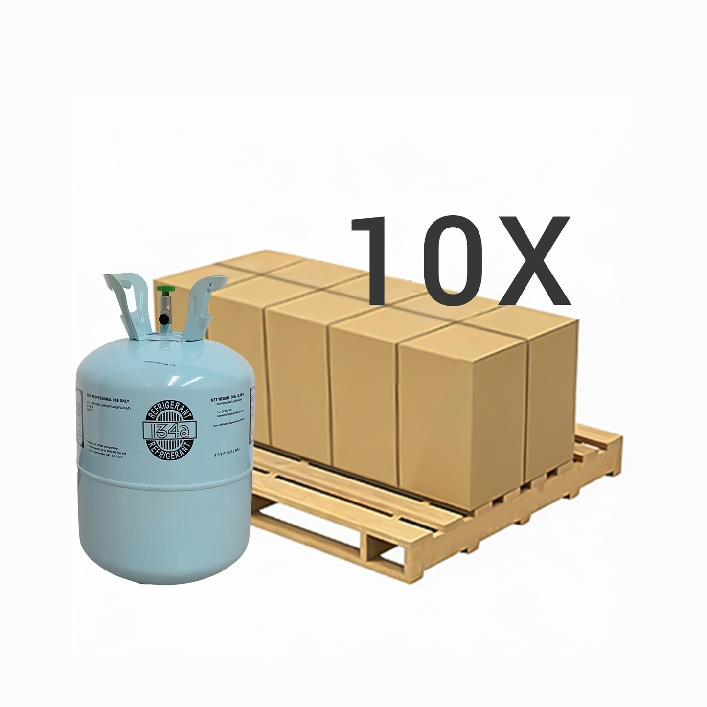 30LB R134A (R-134A) Refrigerant Gas | 30 Cylinders