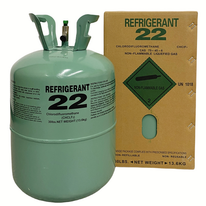 30LB R22 (R-22) Refrigerant Gas | 30 Cylinders