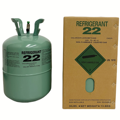 30LB R22 (R-22) Refrigerant Gas | 10 Cylinders