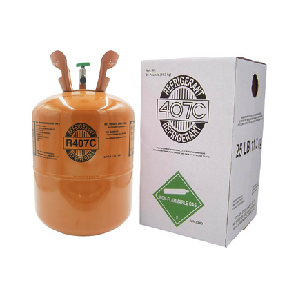 25LB R407C (R-407C) Refrigerant Gas | 40  Cylinders