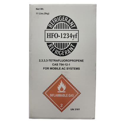 11 LB R1234yf (R-1234yf) Refrigerant Gas | 30 Cylinders