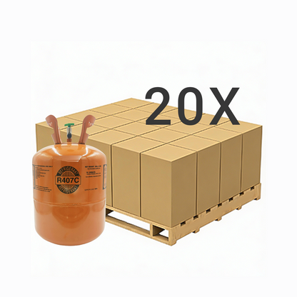25LB R407C (R-407C) Refrigerant Gas | 40  Cylinders