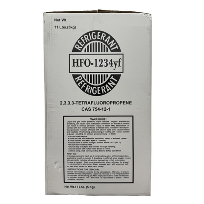 11 LB R1234yf (R-1234yf) Refrigerant Gas | 40 Cylinders