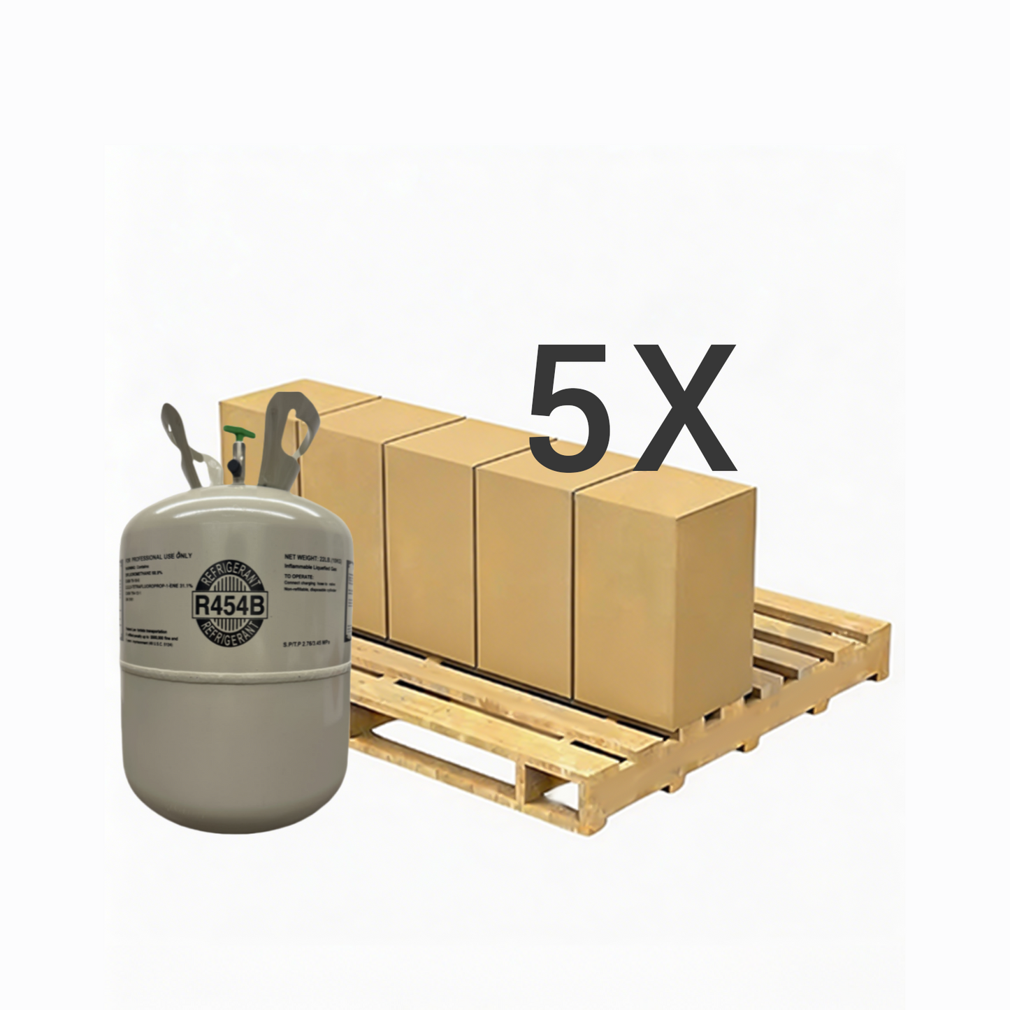 22LB R454B (R-454B) Refrigerant Gas | 40 Cylinders