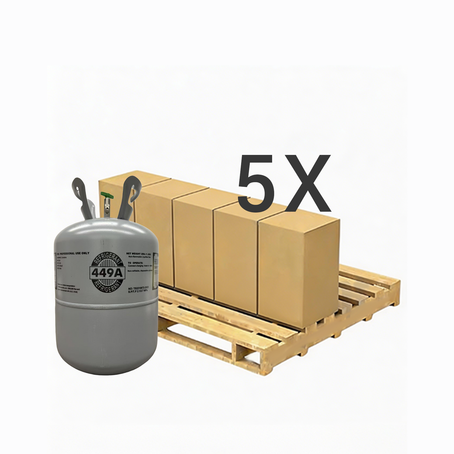 25LB R449A (R-449A) Refrigerant Gas | 20 Cylinders
