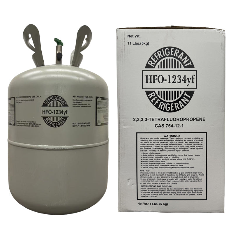 11 LB R1234yf (R-1234yf) Refrigerant Gas | 40 Cylinders