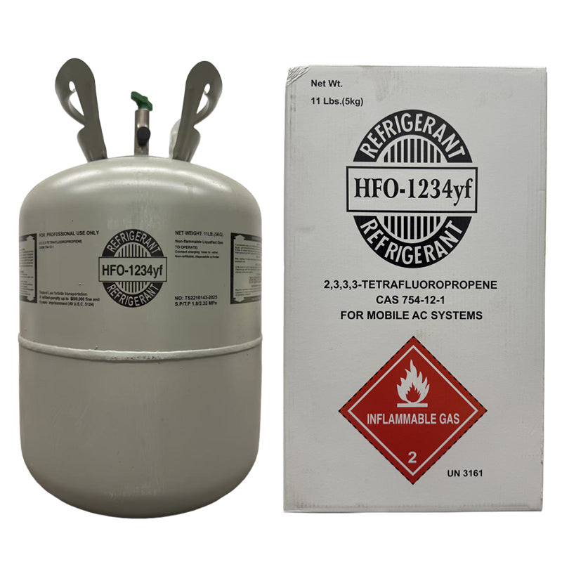 11 LB R1234yf (R-1234yf) Refrigerant Gas | 30 Cylinders