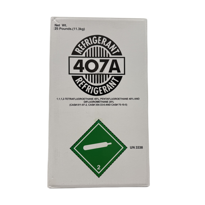 25LB R407A (R-407A) Refrigerant Gas | 5 Cylinders