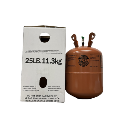 25LB R407A (R-407A) Refrigerant Gas | 20 Cylinders